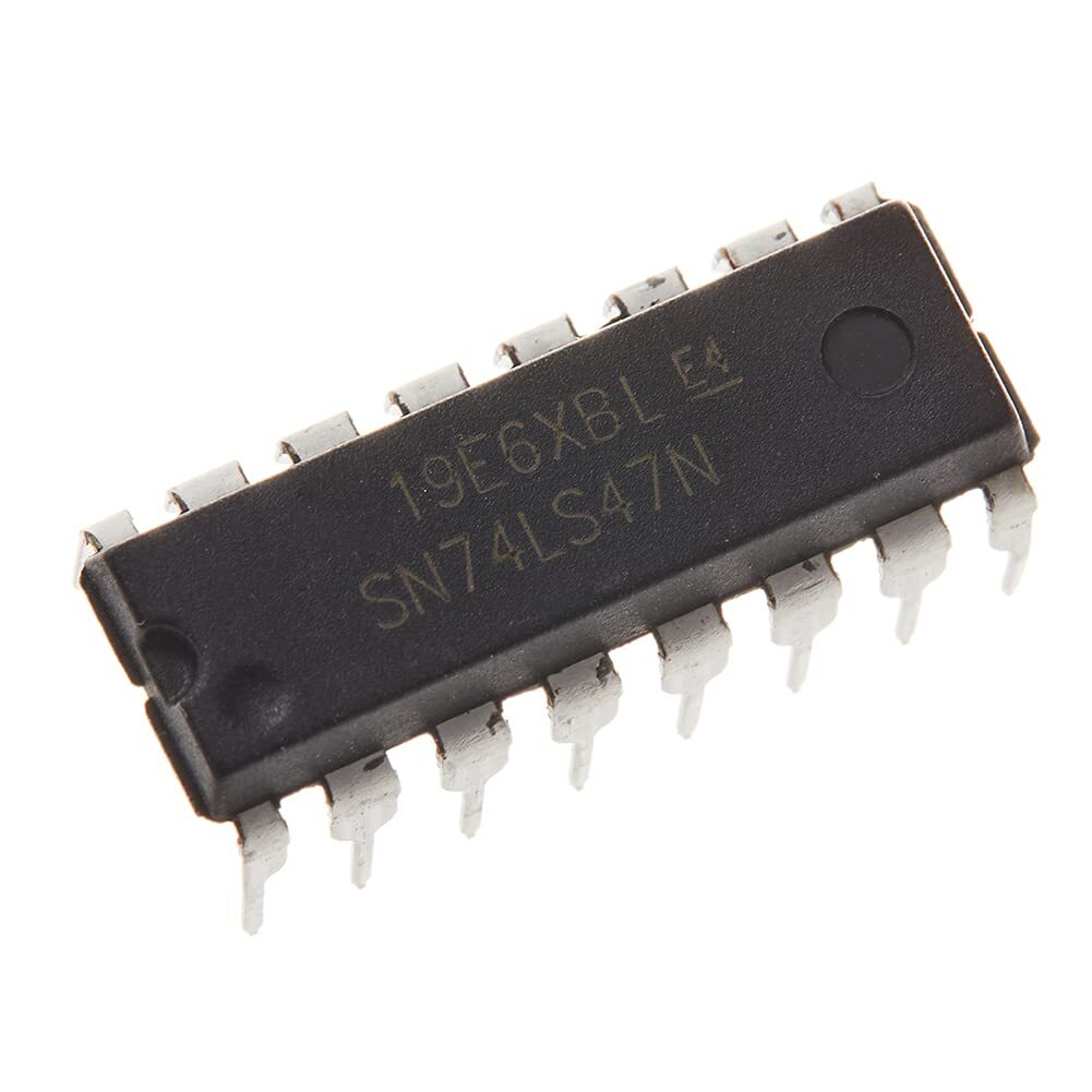 10 Piezas Sn74ls47n 74Ls47n 74Ls47 74Ls Bcd A Decodificador/controlador De 7...