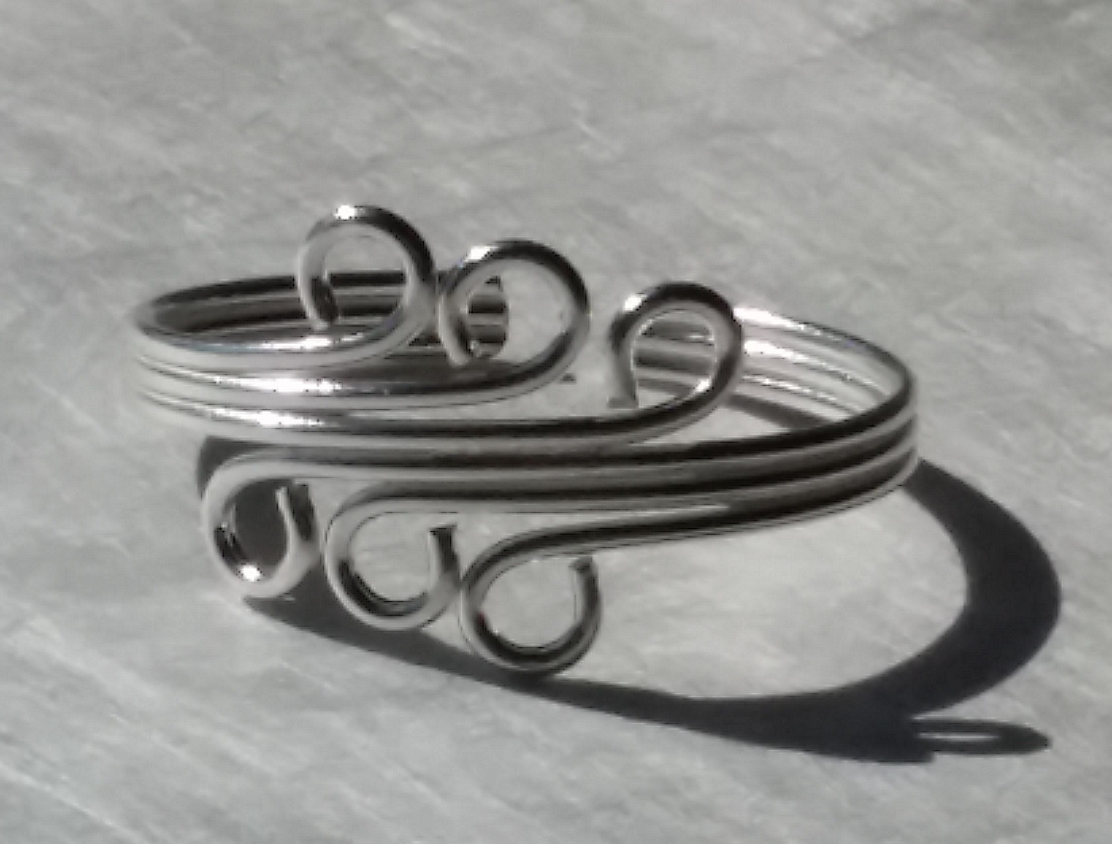 Sterling Silver 925 Toe Ring Double Triple Loops Band Adjustable