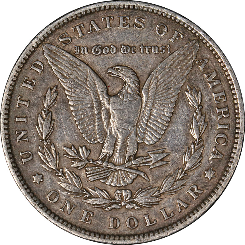 1896-P Morgan Silver Dollar Nicely Circulated - Great Set Builder - STOCK