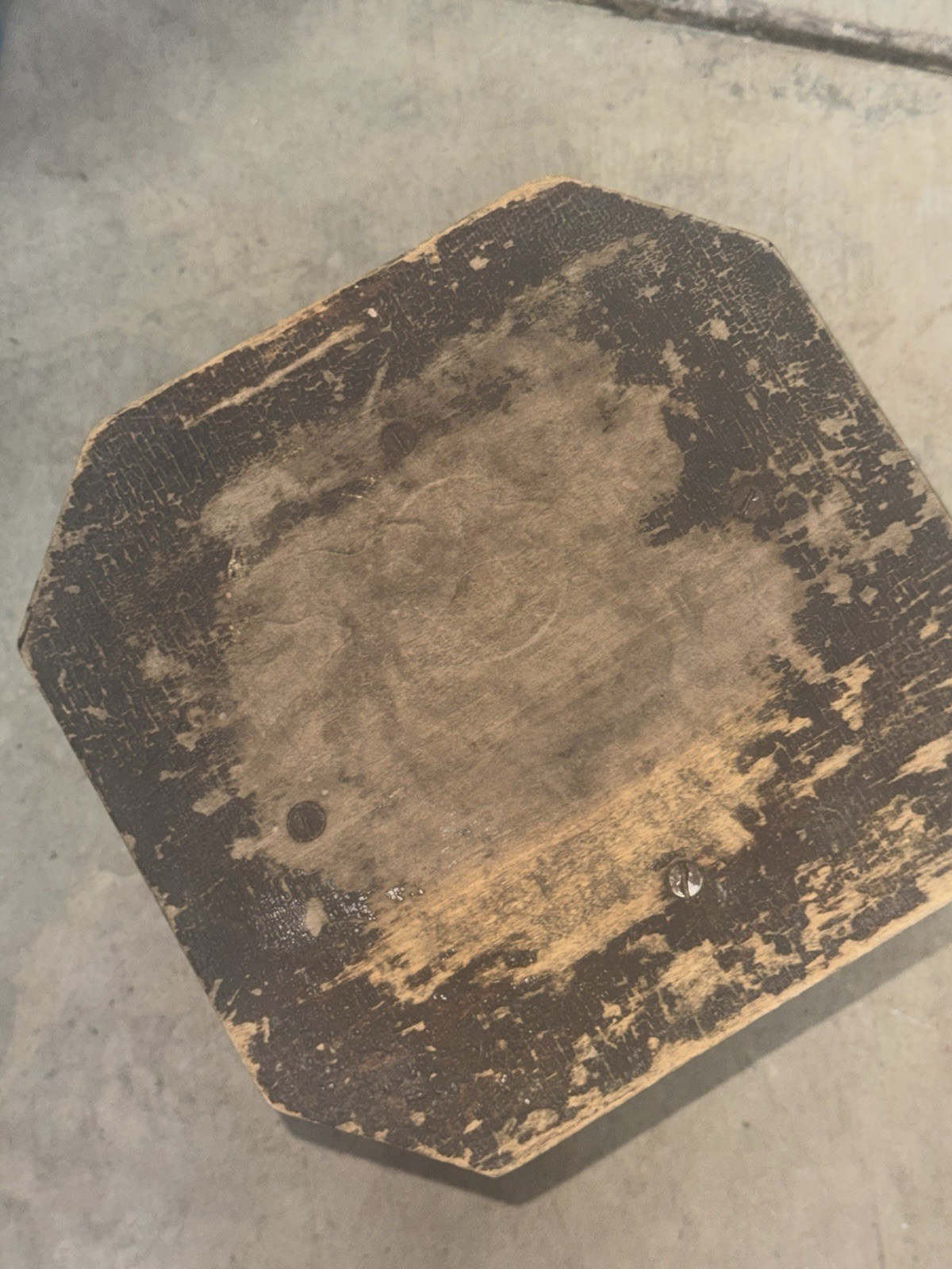 Vintage Antique wooden milking stool