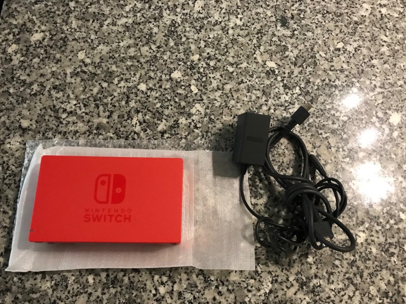 Genuine Official RED CHARGING/TV DOCK+Charger+HDMI [Nintendo Switch] TESTED