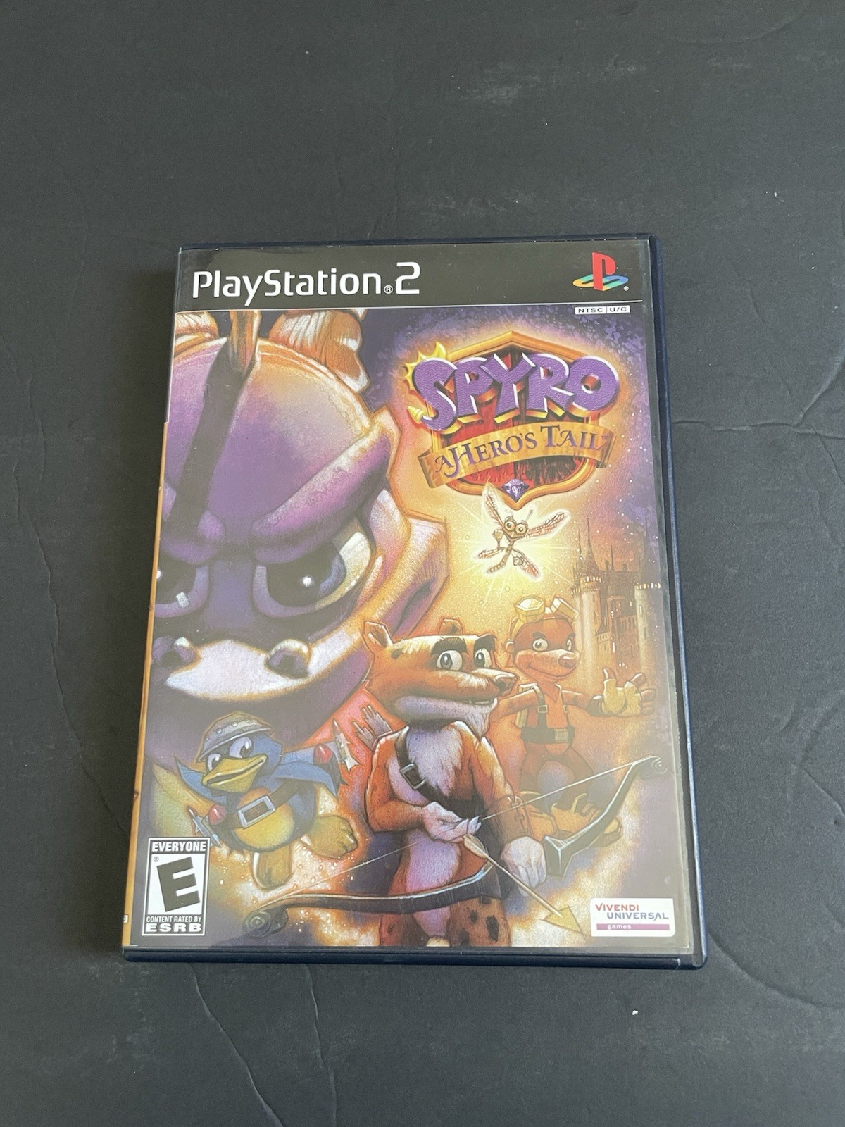 spyro a hero's tail ps2 Case only