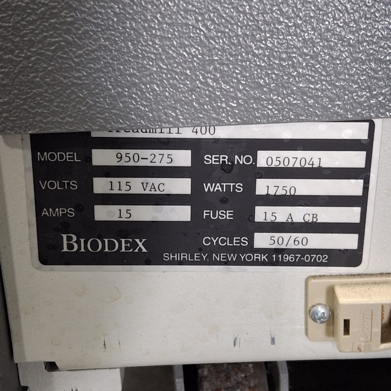 Biodex RTM 400 Treadmill