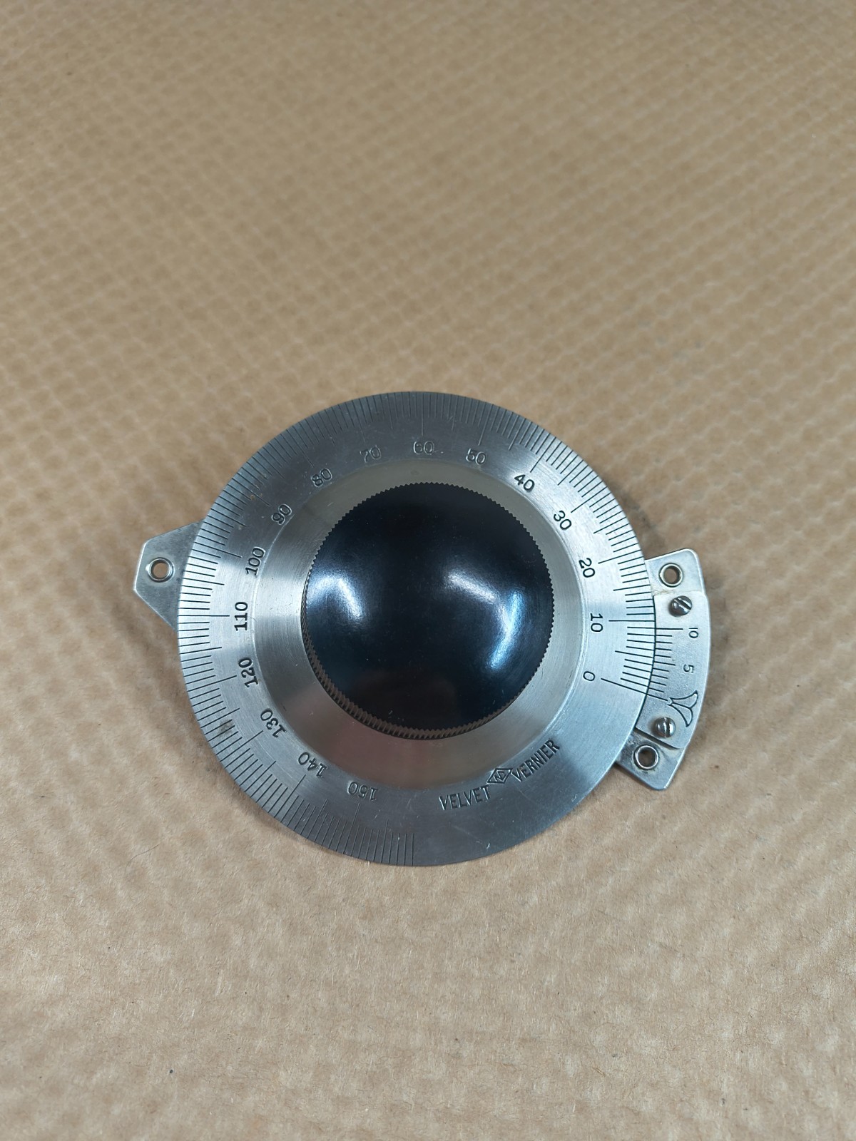 National Velvet Vernier Dial w/ Knob and pointer from ham radio NEW! 0-150+