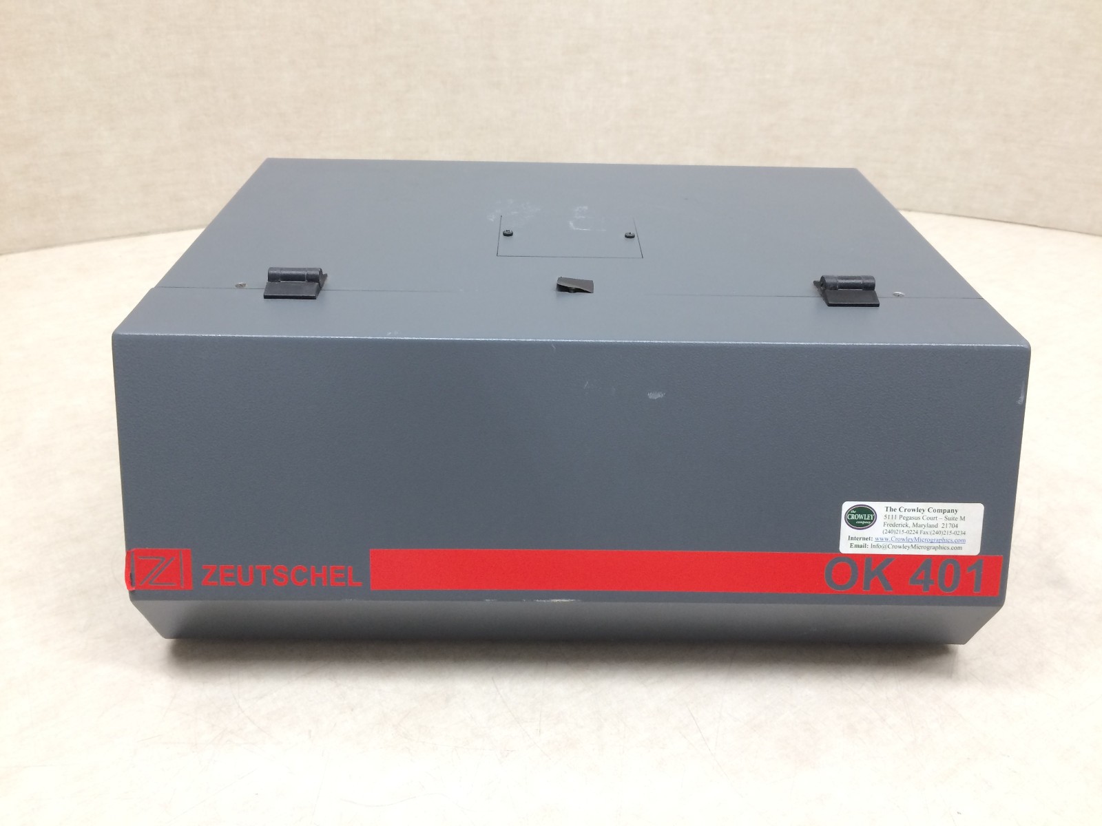 Zeutschel OK-401 Microfilm Document Scanner Imaging Shutter Head RFK 400