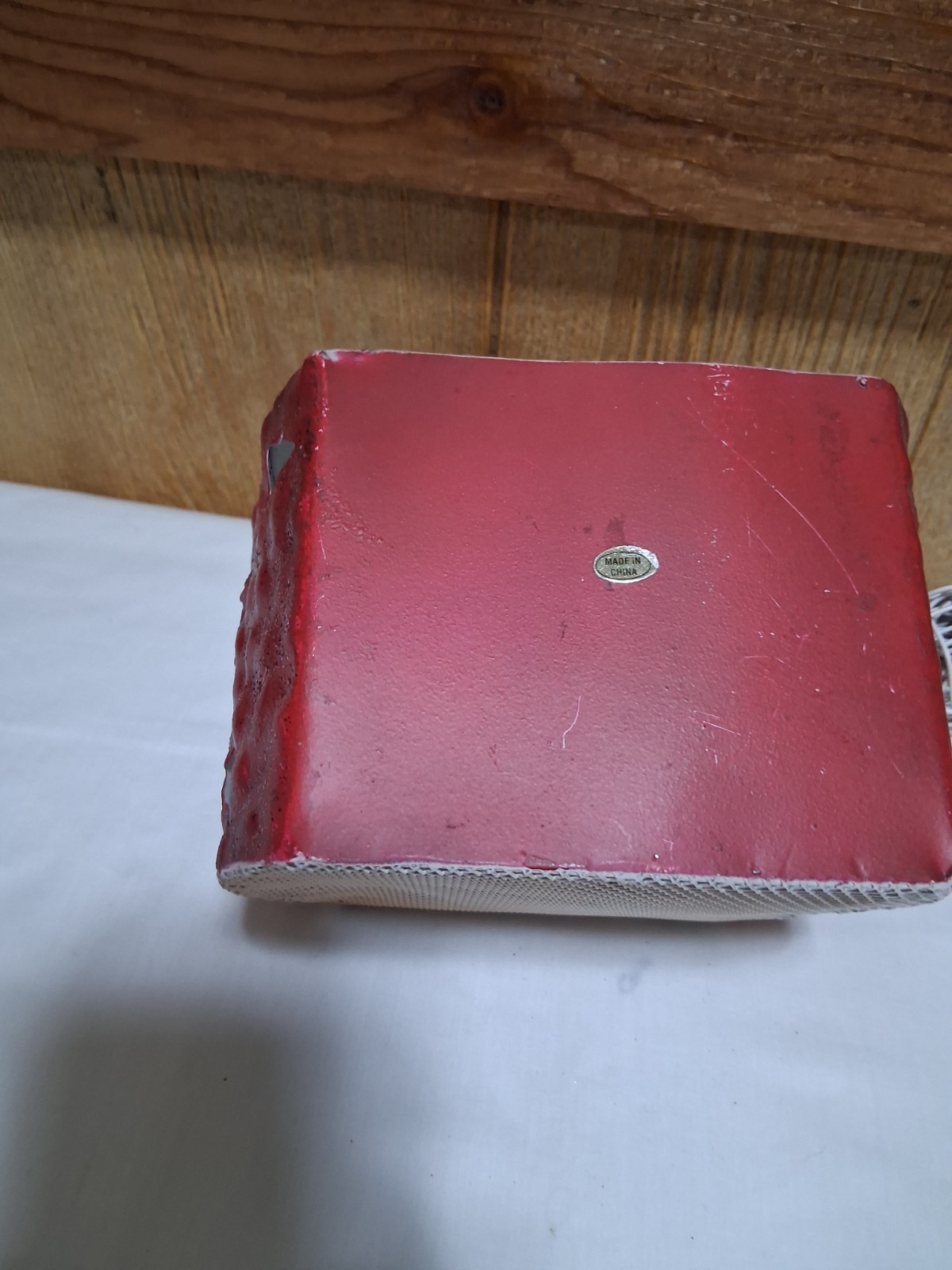 Santa Face Metal Basket