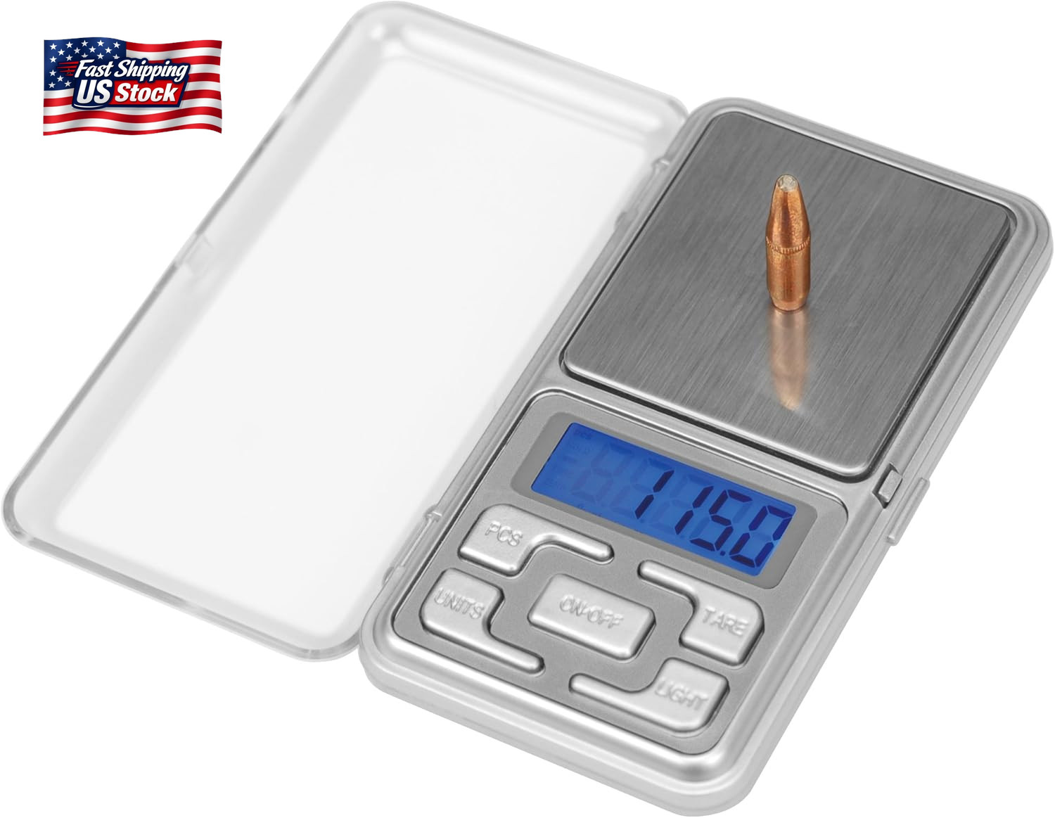 Frankford Arsenal DS-750 Digital Reloading Scale with LCD Display for Reloading,