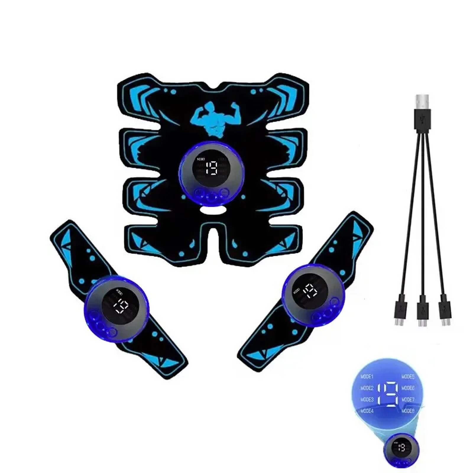 Tactical X Abs Stimulator 2025 V2 Upgraded - Ultimate ABS 360 Stimulator