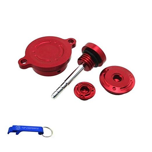 Red CNC Dress Up Kit For Daytona Zongshen 190cc Electric Start Engine Motor