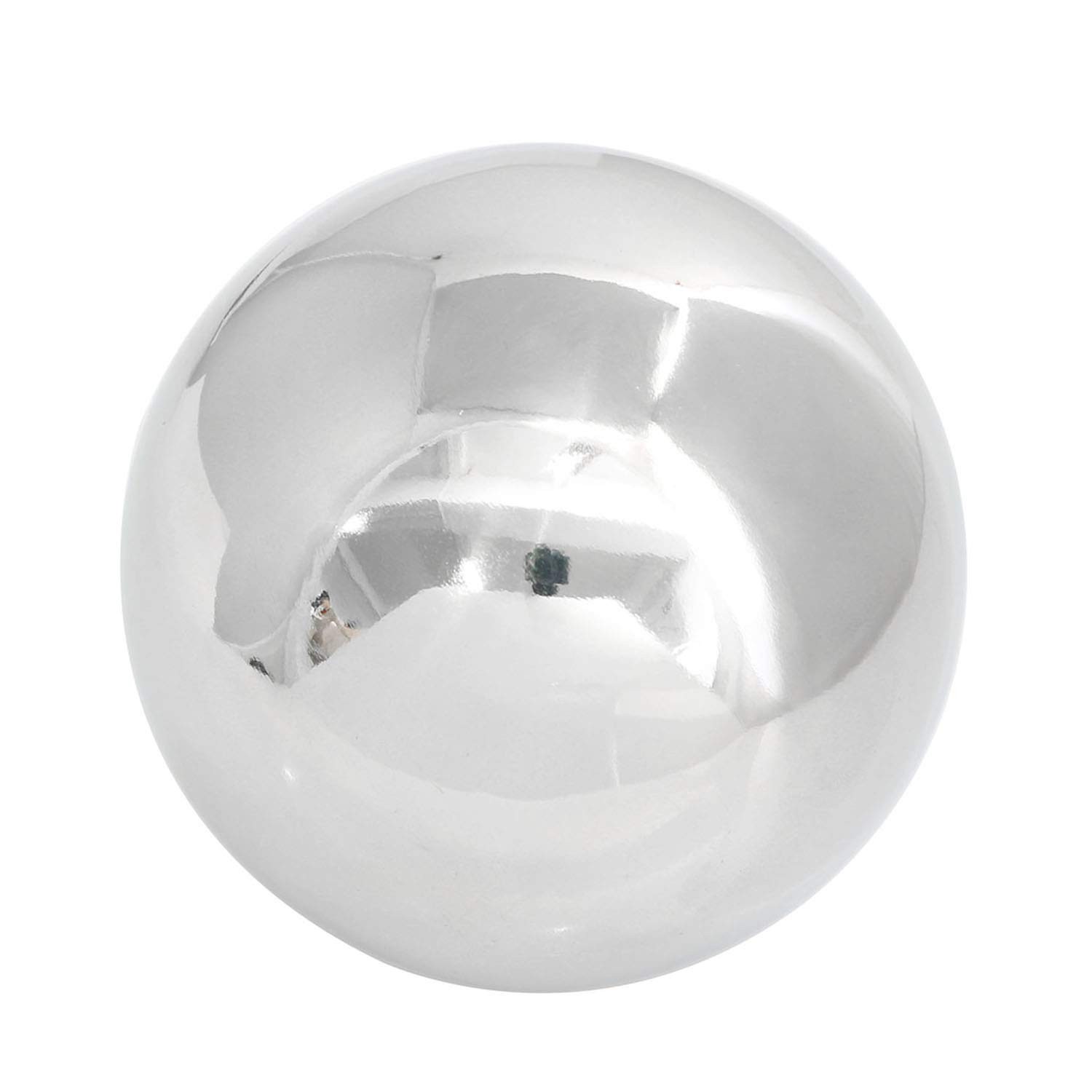ZYAMY 4 Inch Stainless Steel Ball Sphere Mirror Hollow 4 inches, Silver