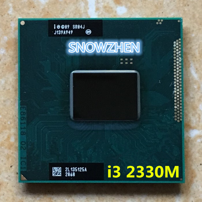 Intel Core i3-2330M CPU 2.2 GHz 3M SR04J Socket G2 PGA988B Notebook Processor