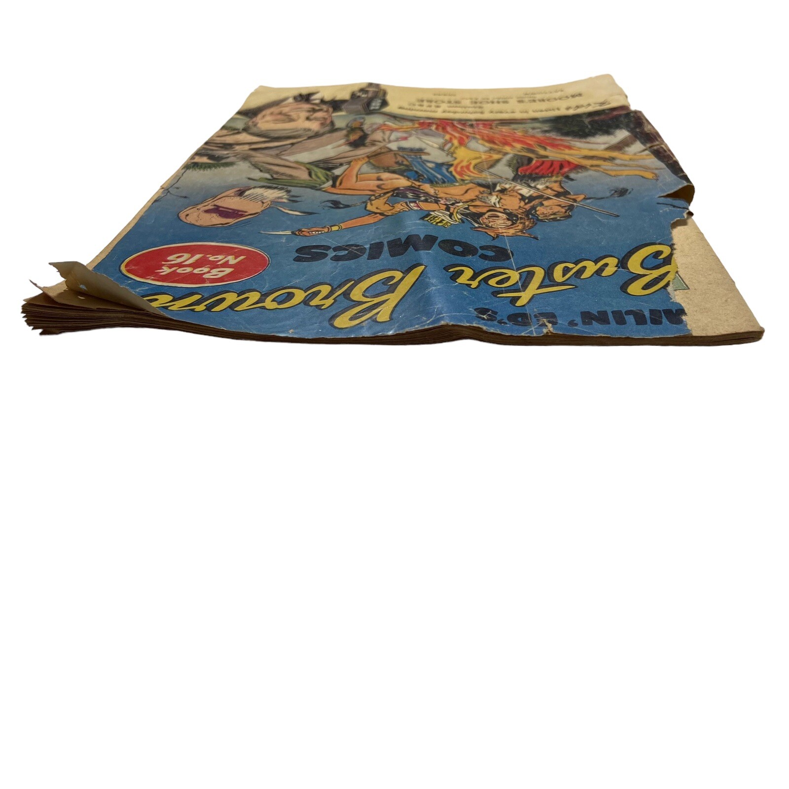 Buster Brown Comic #16 AD MOORE'S SHOE STORE Baytown, Texas STATION KPRC 1940-50