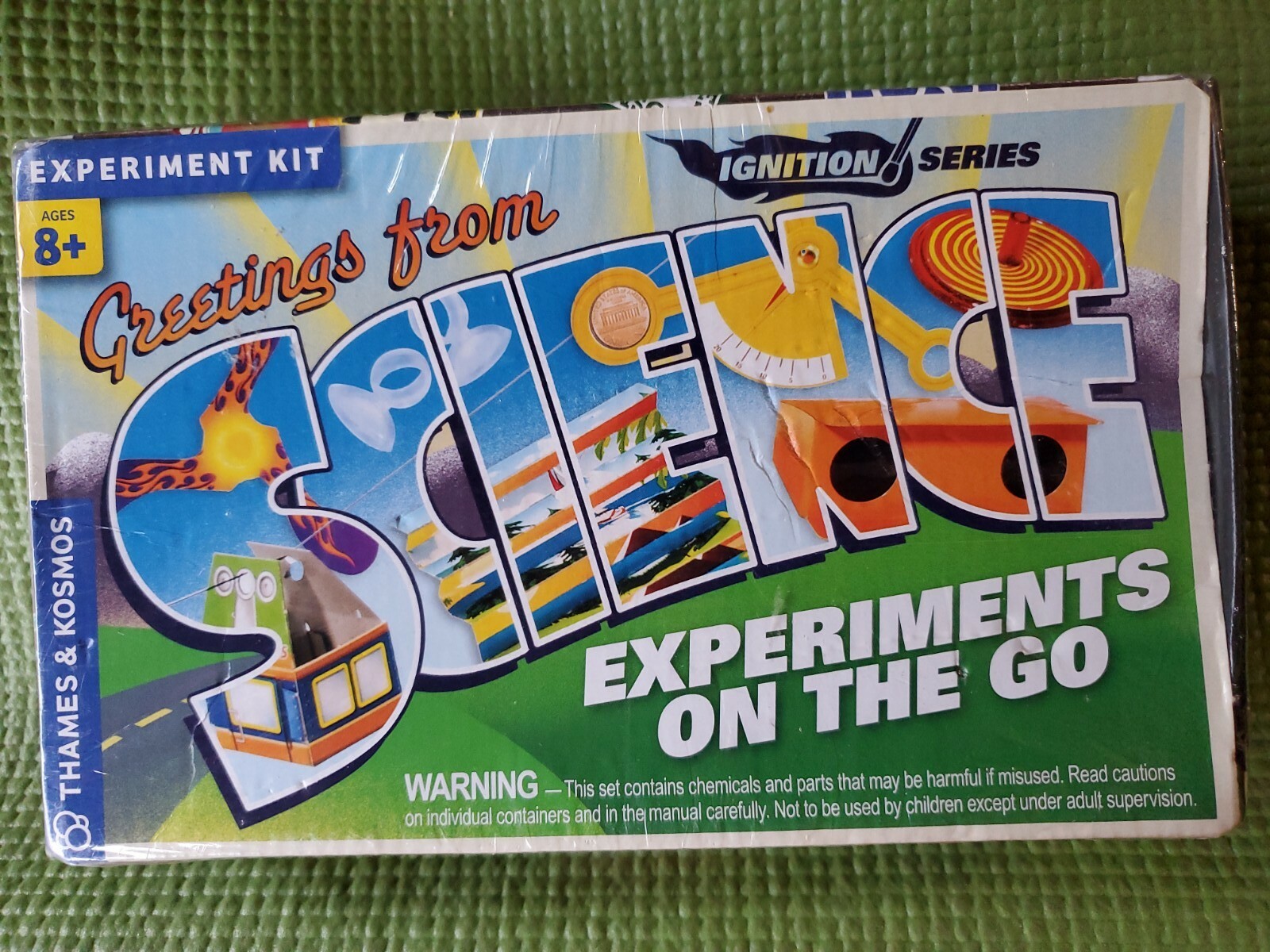 Science Experiments Kit On The Go NEW Thames & Kosmos, 2012 Ignition Series