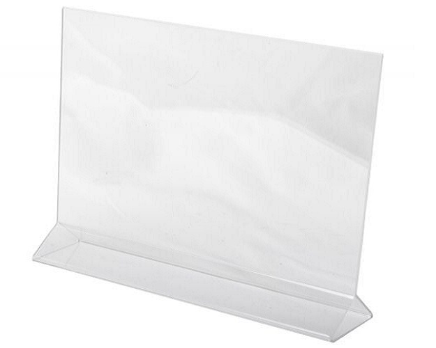 Dazzling Displays 10 Acrylic 11" x 8.5" Horizontal Top Load Sign Holders