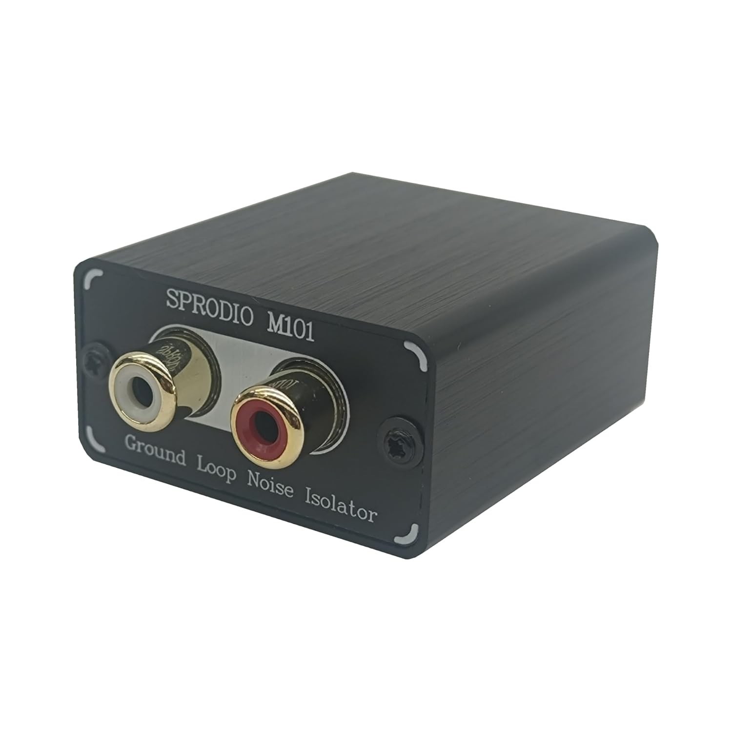 Professional Audio RCA Ground Loop Filter - Eliminate Hum Noise Easily