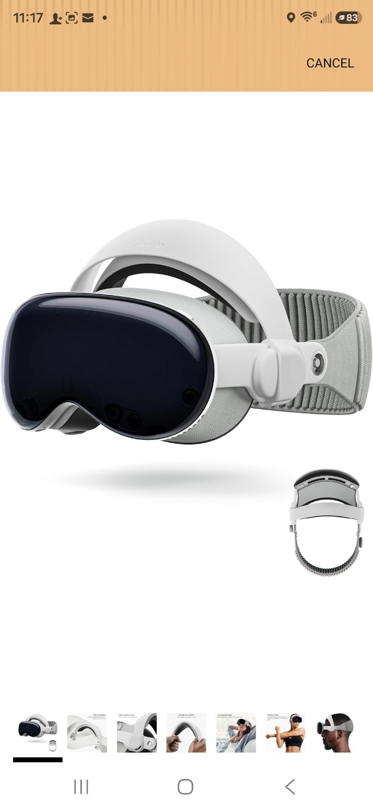 Comfort Head Strap for Apple Vision Pro Accessories, Adjustable Elite Strap