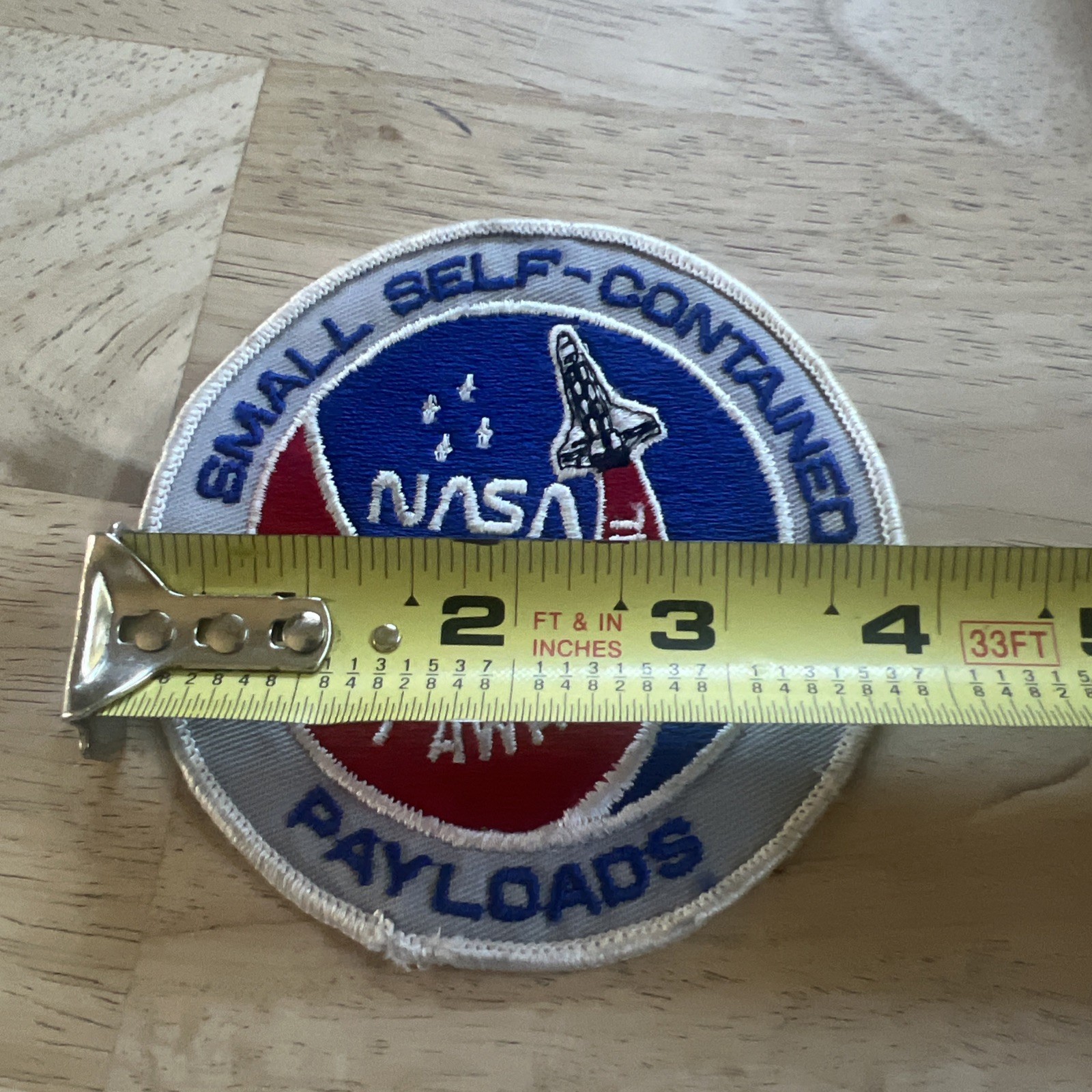 NASA Space Shuttle Small Self-Contained Payloads Get Away Special Patch