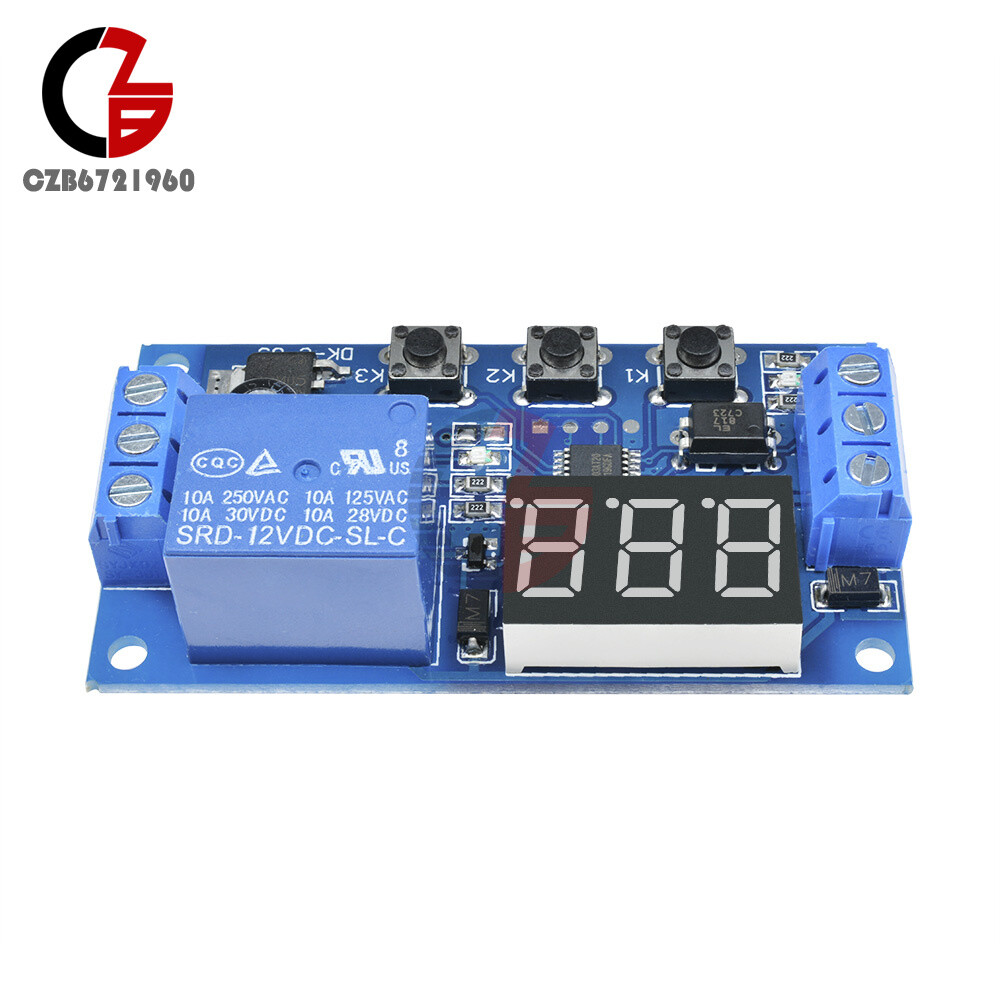 12V LED Automation Delay Timer Control Switch Relay Module without Case