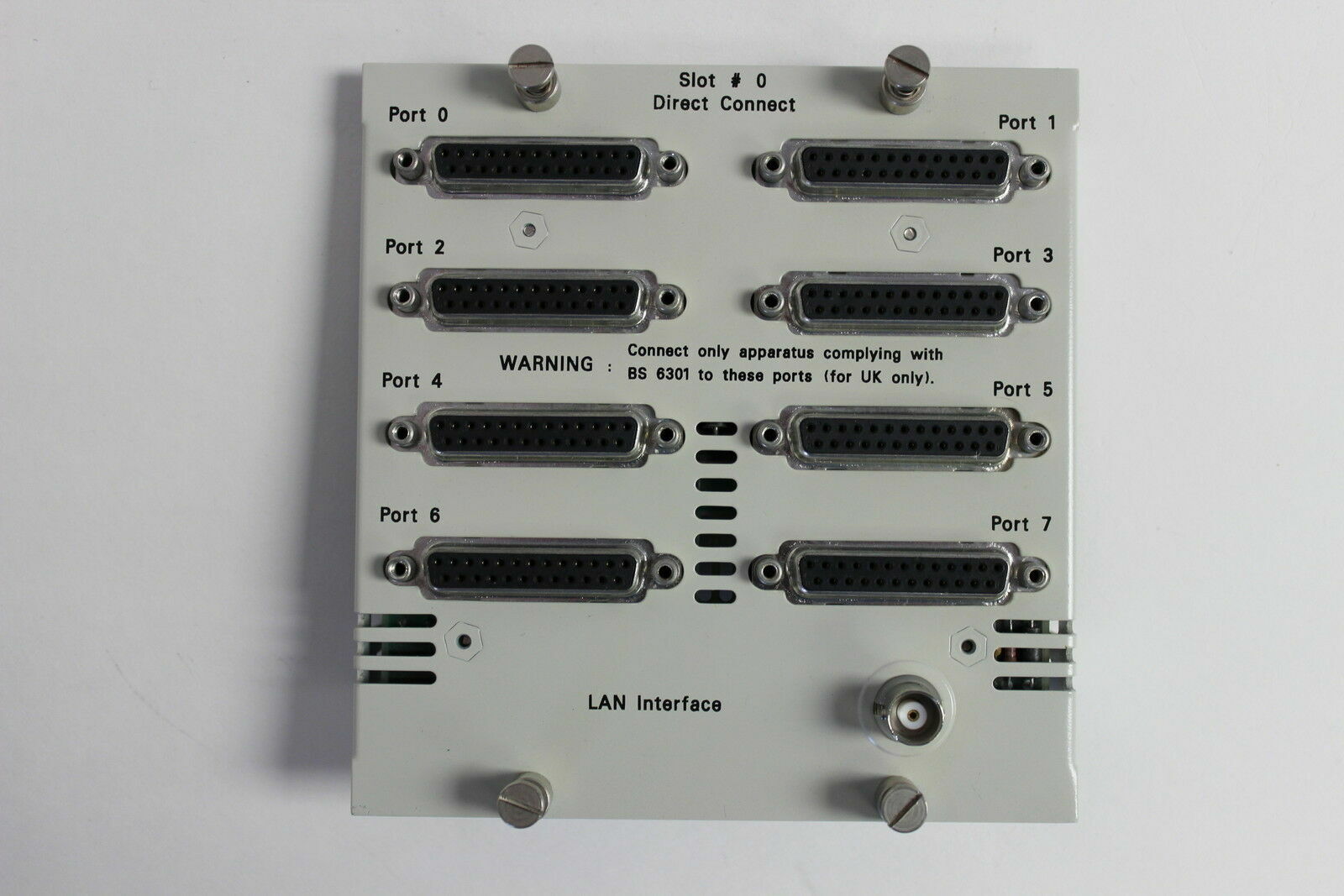 HP 02340-60111 SLOT 0  DIRECT CONNECT LAN INTERFACE 8 PORT MODULE DTC 16