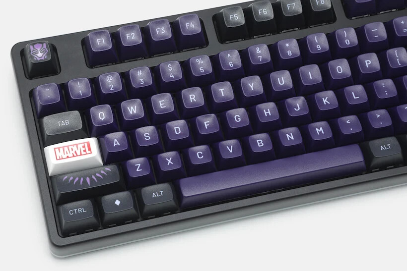 Drop x Marvel Black Panther Key Cap Set for Keyboard NIB