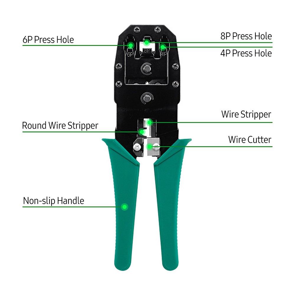 1-8pcs Network Cable Tester Kit Professional Wire Maintenance Tool For Computer