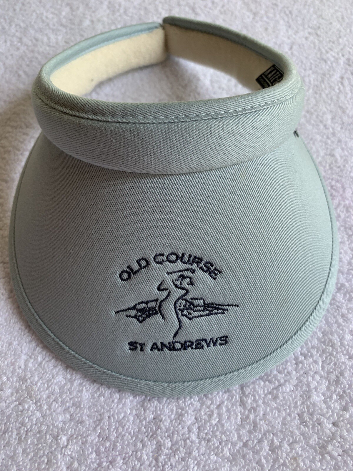 Old Course St Andrews Scotland Unisex Visor Golf Blue Kate Lord Ahead Lites