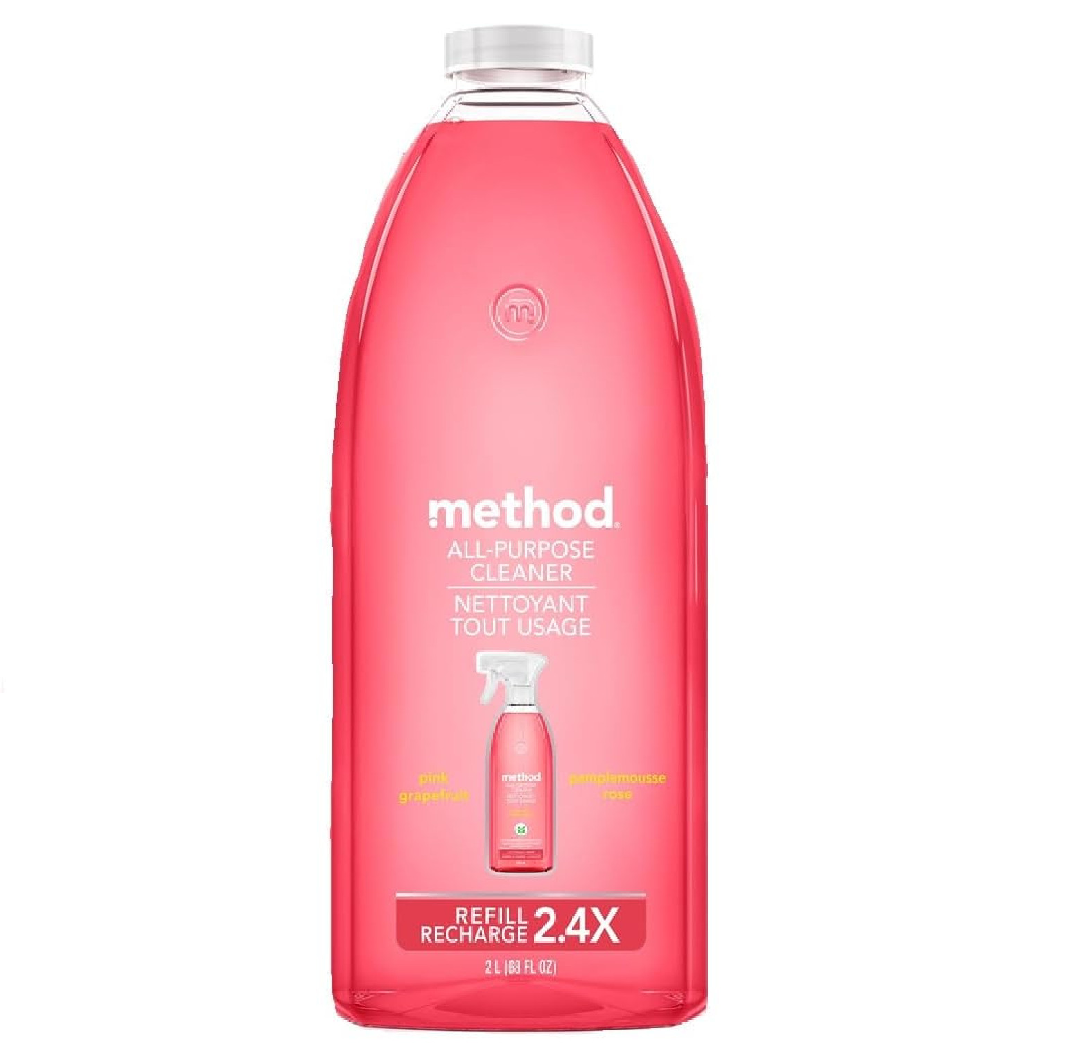 Method All-Purpose Cleaner Refill, Pink Grapefruit, 68 Fl Oz