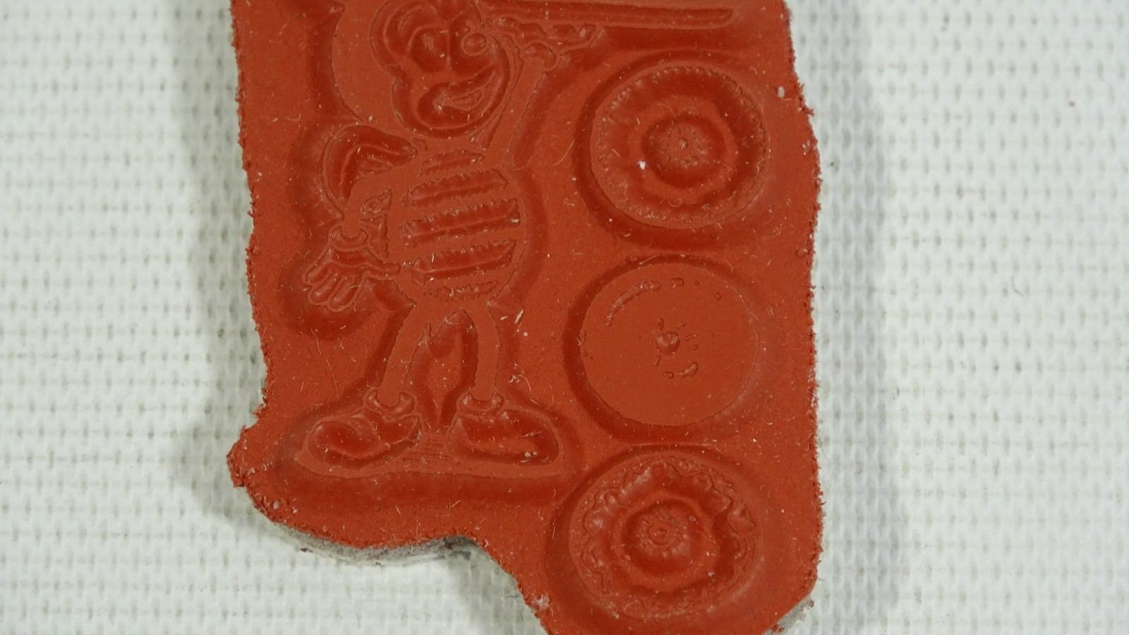 Retired Alota Rubber Stamp Bee With Bakery Tray And Donuts - Baking Theme