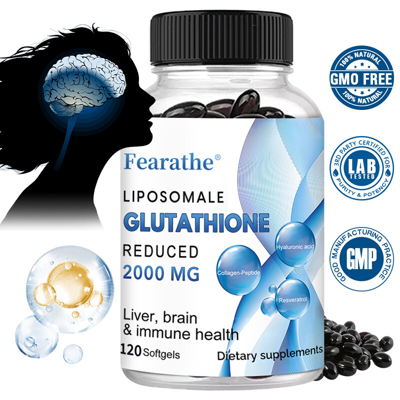 Glutathione Liposome 120 Softgel Liver Dual Effect Antioxidant Immune Health