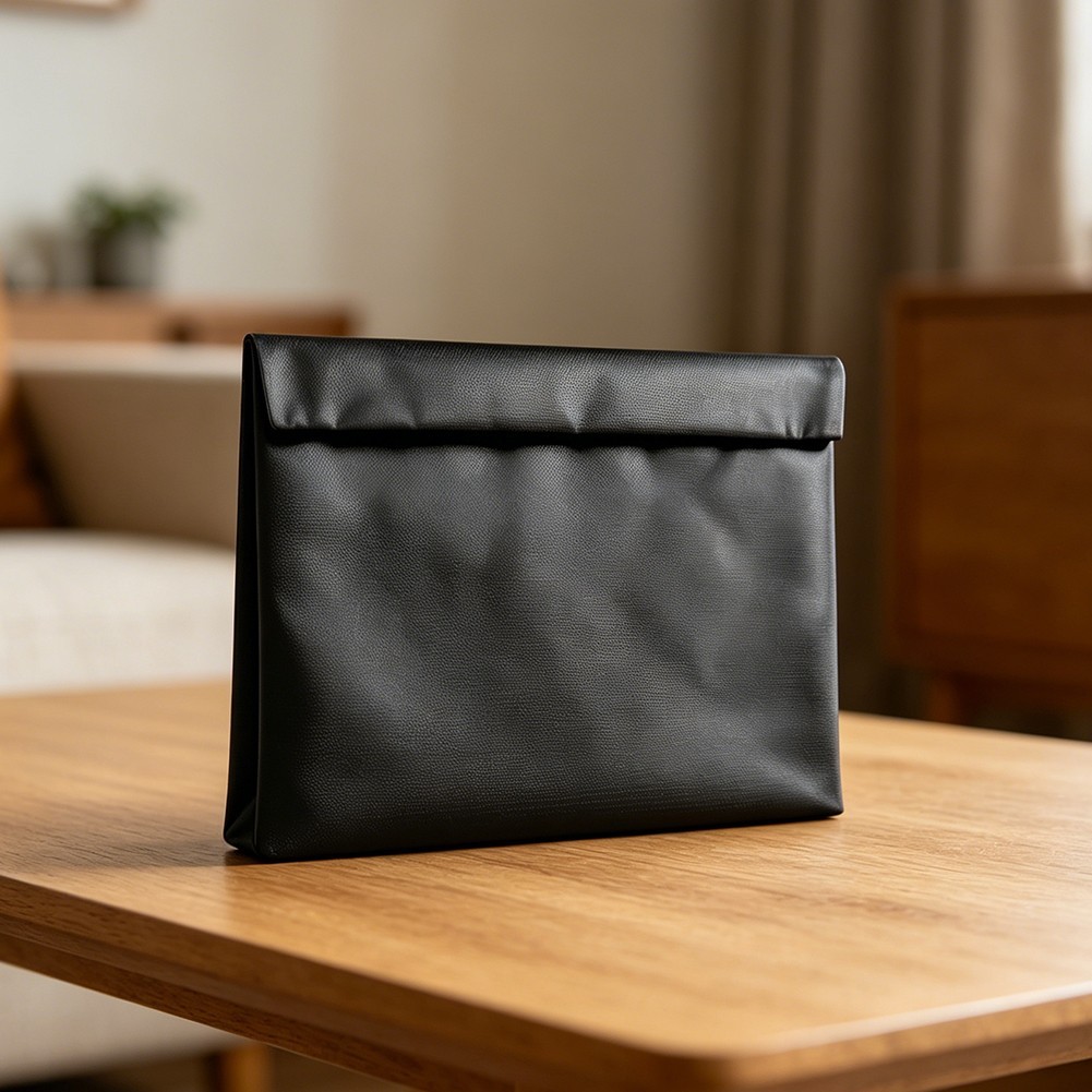 Fire Resistant Silicone Bag for Home Files - Lightweight Portable Design