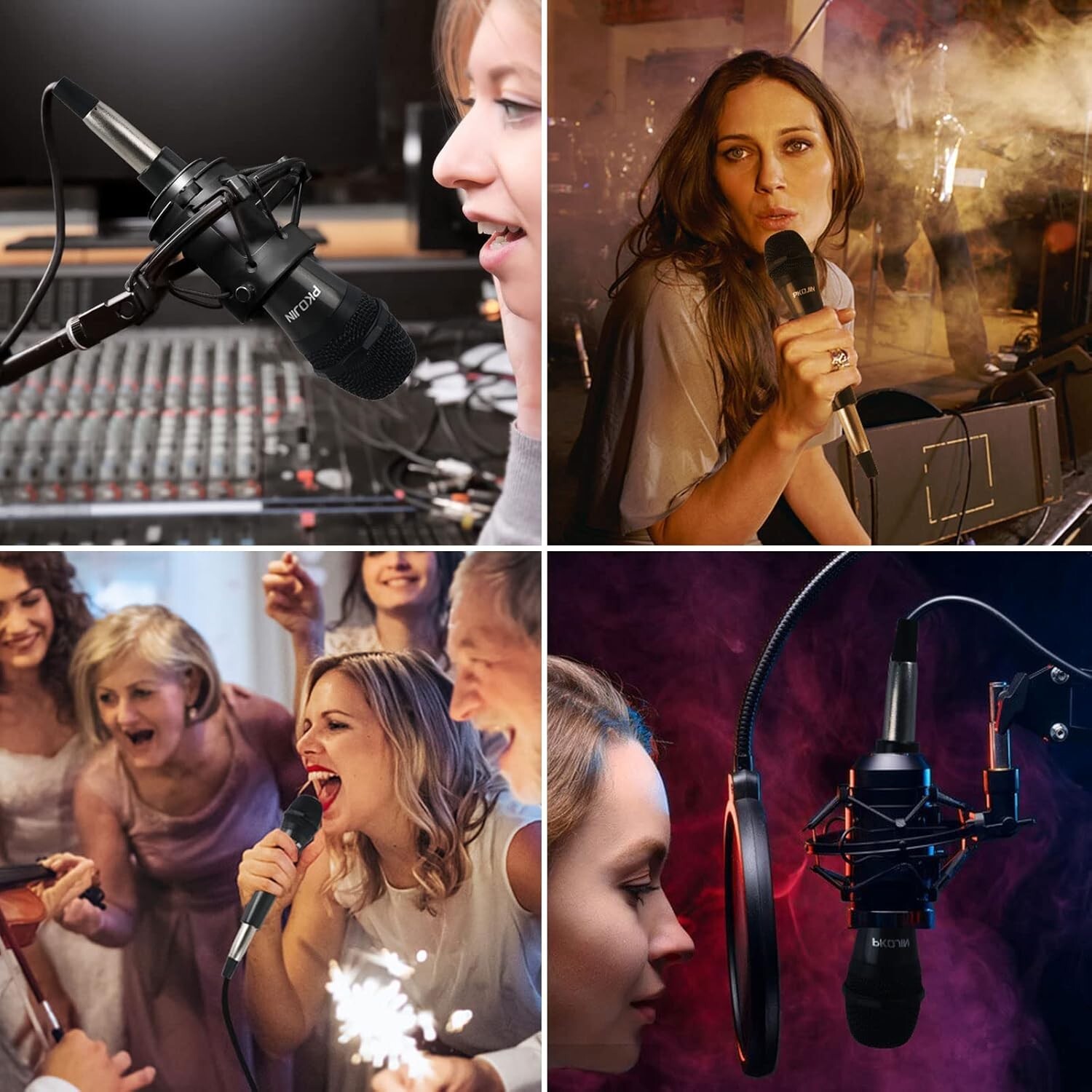 Unidirectional Wired Karaoke Microphone with On/Off Switch for Superior Singing