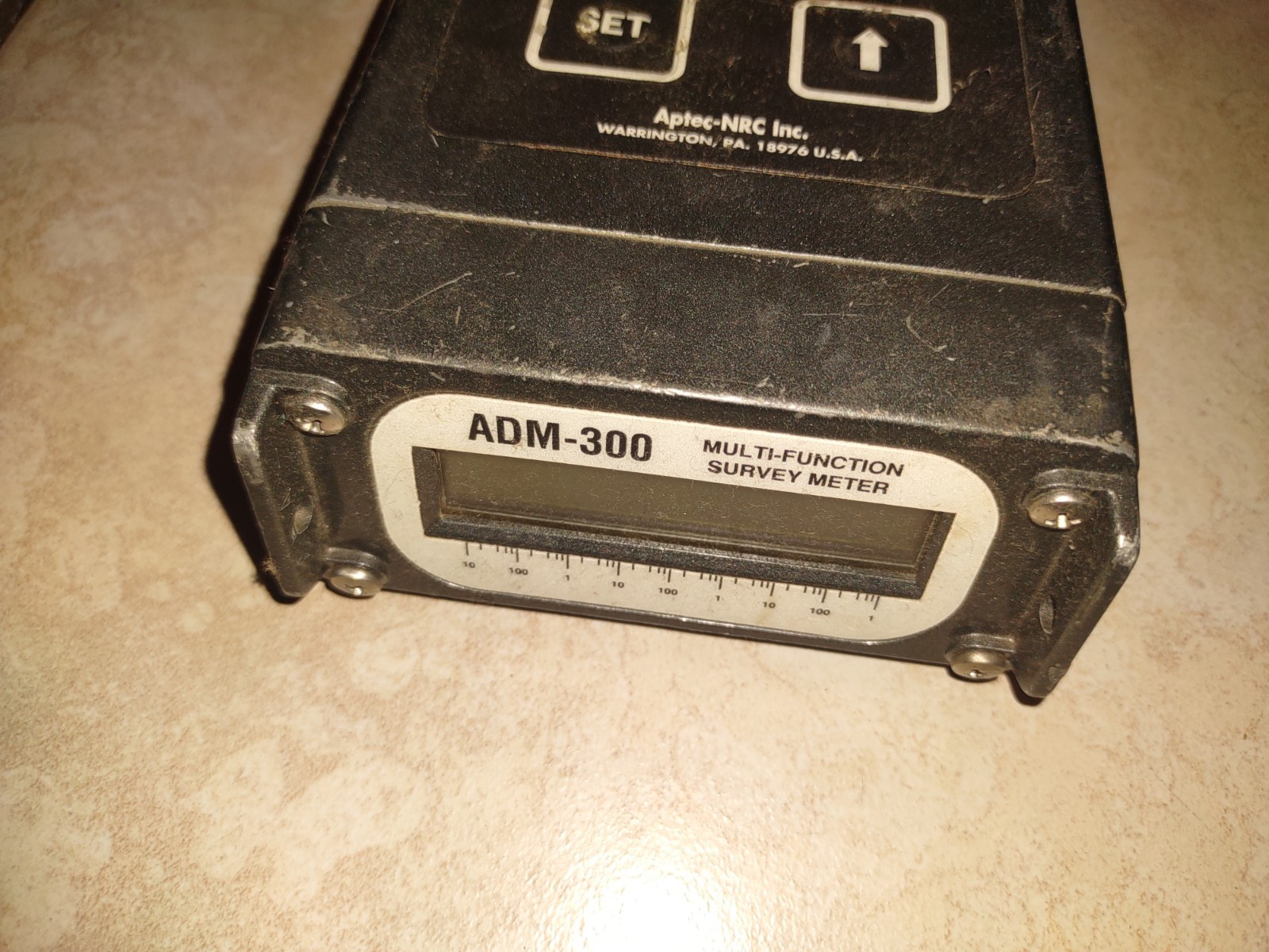 Aptec-NRC ADM-300A Multi-Function Radiation Detector Survey Meter
