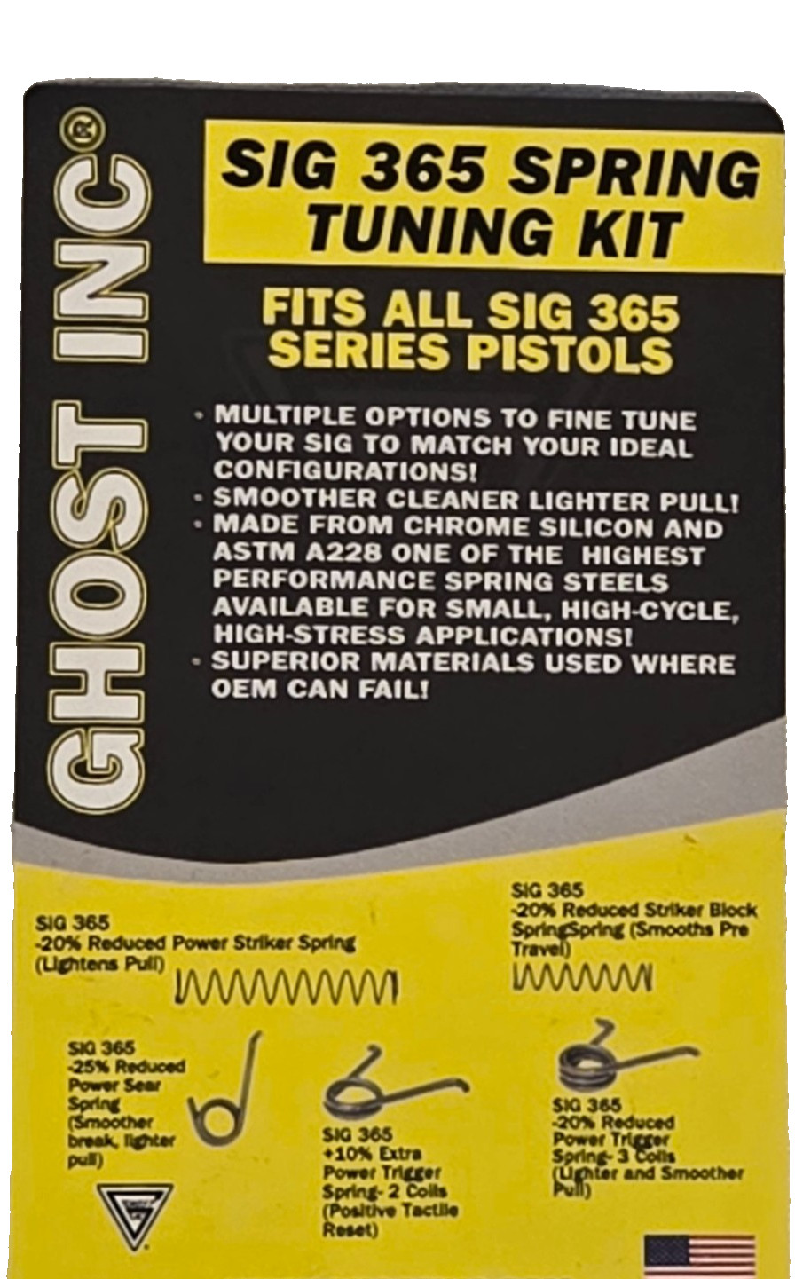 Ghost Sig P365 Master Spring Tune Up 5 Spring Kit