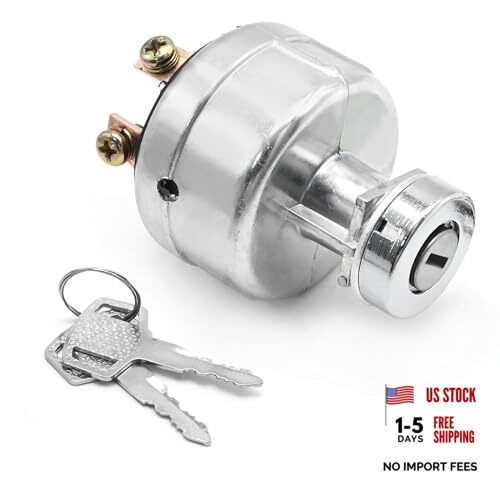 1991036C1 Ignition Switch with Key Replacement for Mitsubishi Tractors D1300