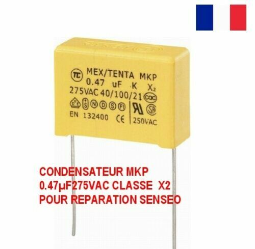 Philips Senseo 2 Capacitors MKP 0.47uF 470nF / 275VAC MKP X2