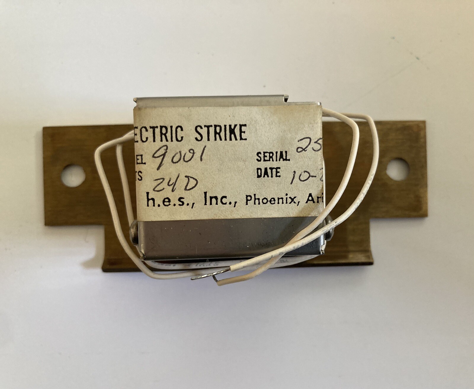 Hanchett Entry Systems (HES) 9001 Model 24D-613 Electric Strike Bronze NOS