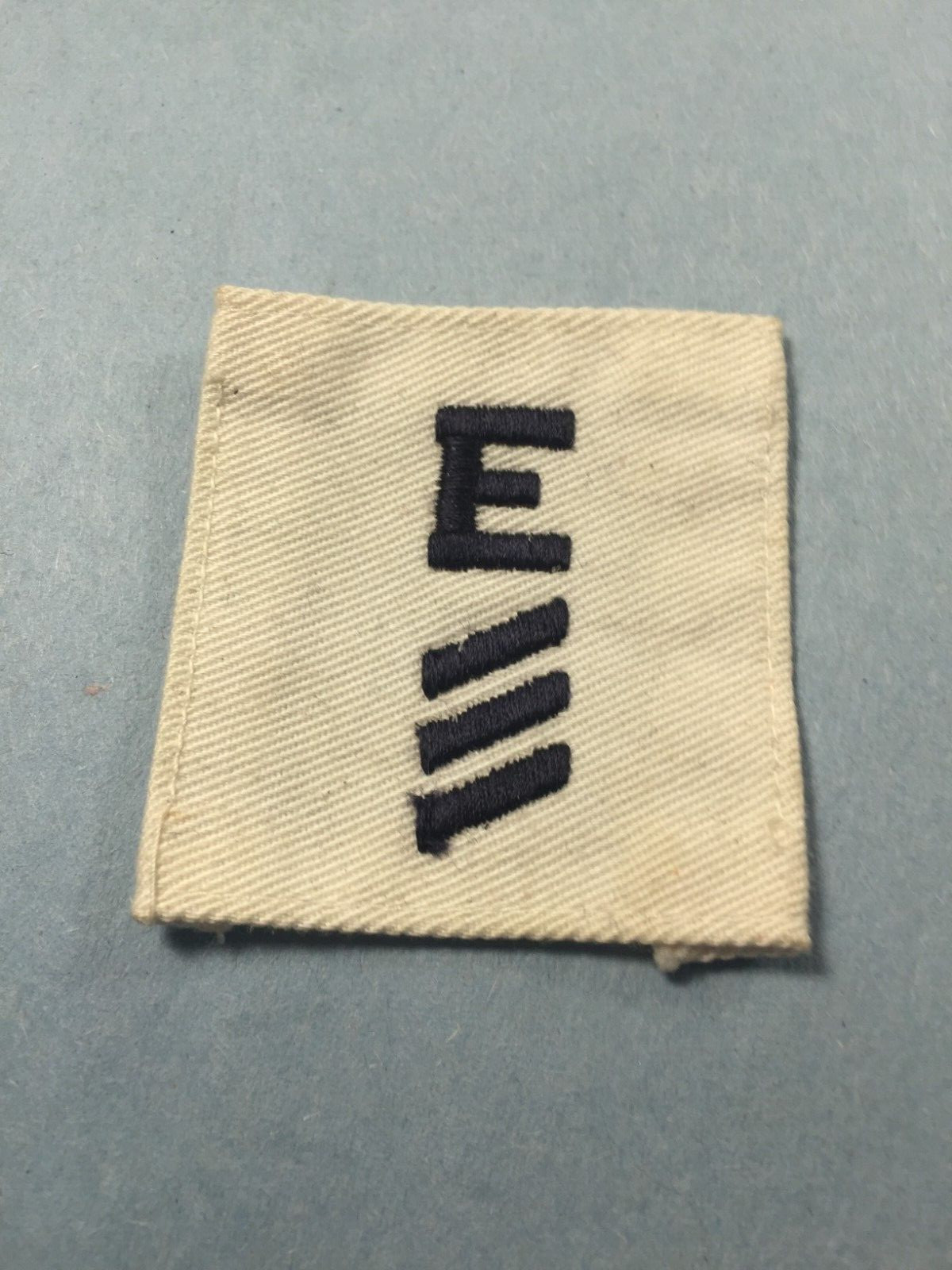 US Navy "E" Patch 4th Award (on Twill