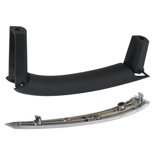 APPERFiT 350Z Door Pull Handle Grip & Trim Assembly () Right Passenger Silver