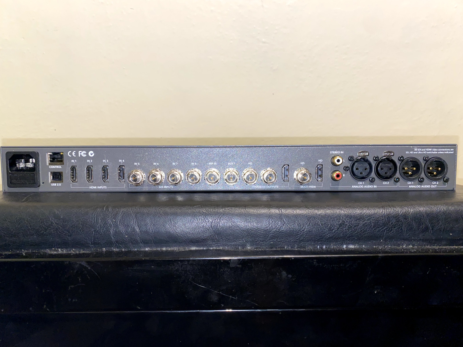 Blackmagic Design ATEM Production Studio 4K 8-input rackmount video switcher