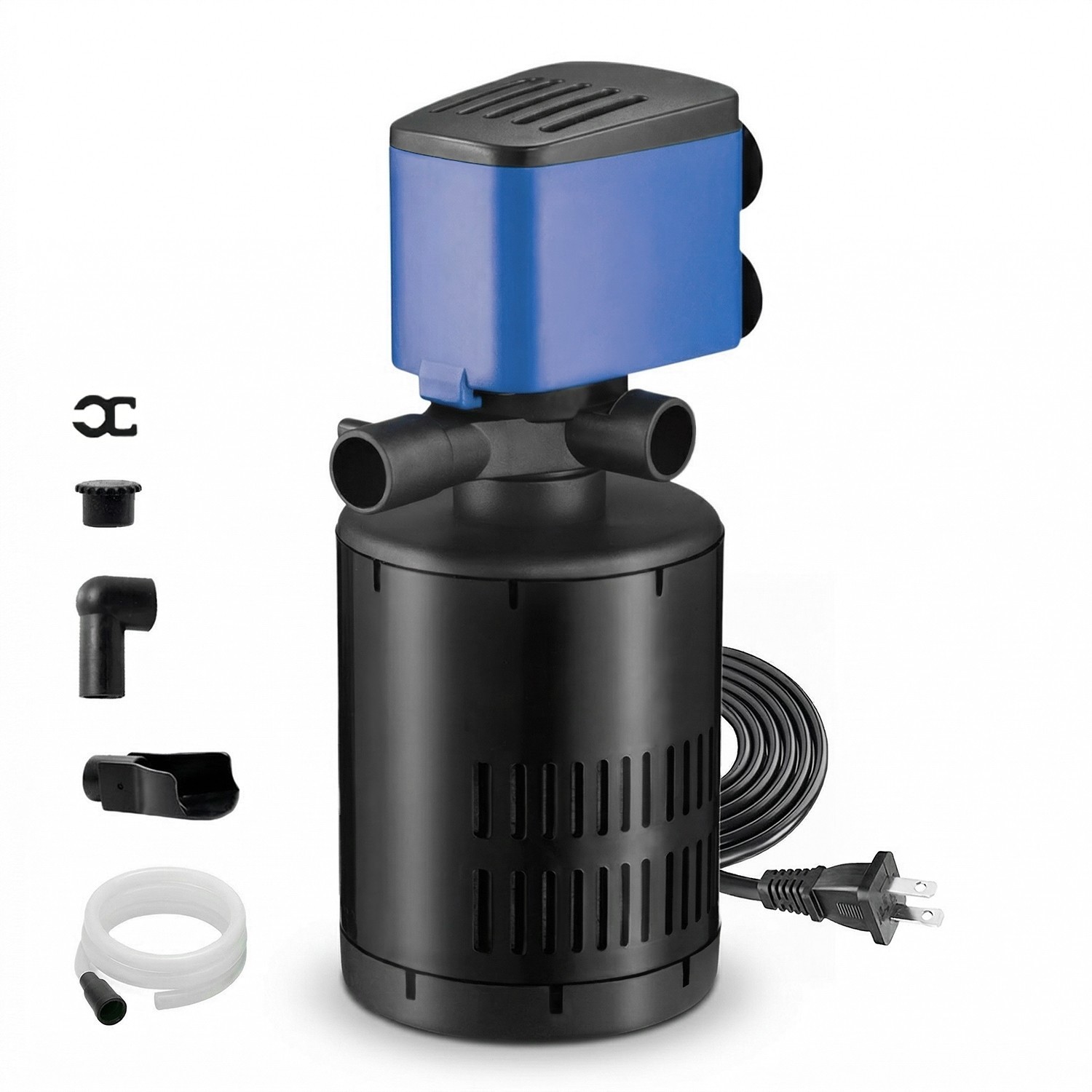 210GPH 3in1 Submersible Internal Filter Oxygen Water Pump Aquarium Fish Tank 15W