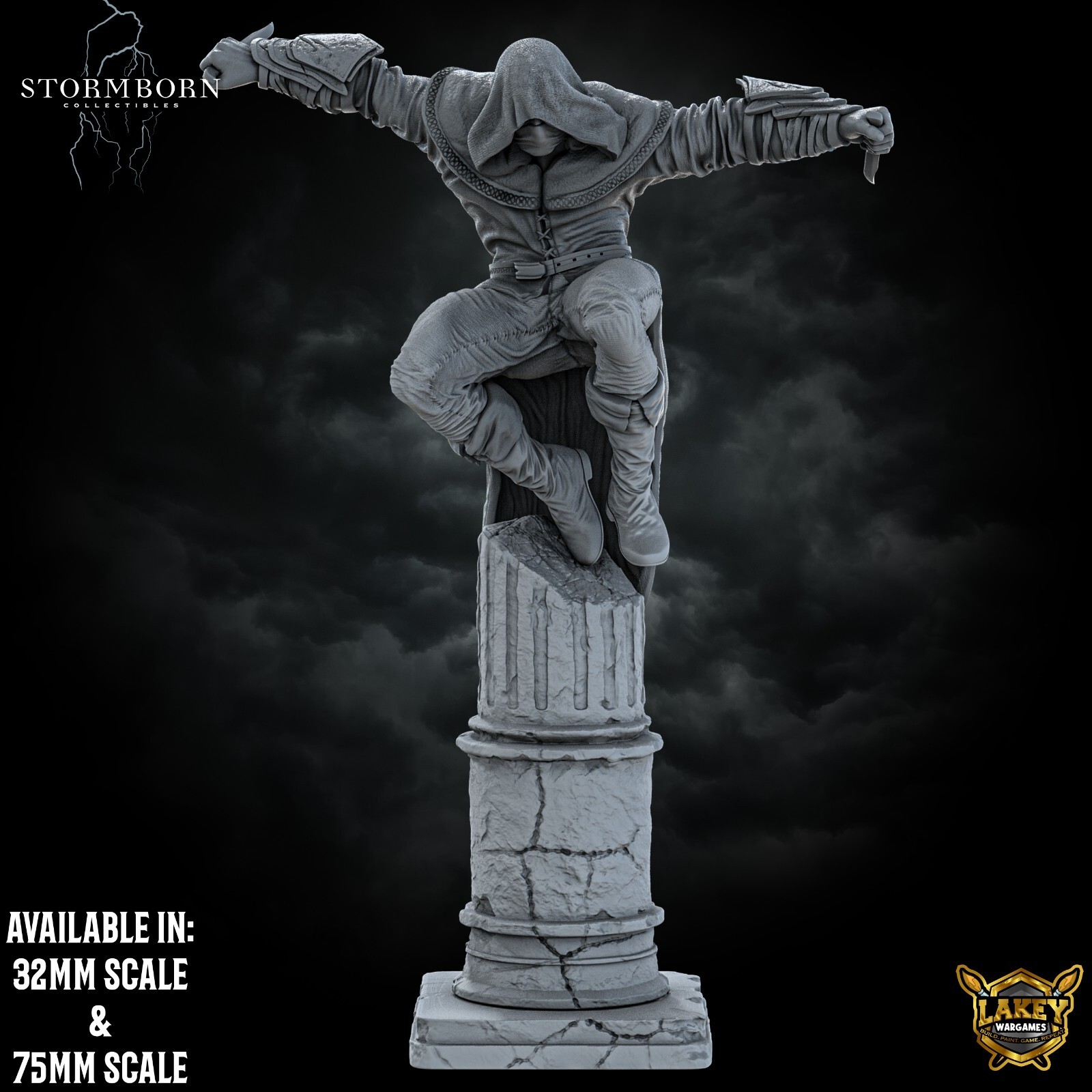 Corvus Alternative Pose - Stormborn Collectibles | DnD | 3D Printed Miniature |
