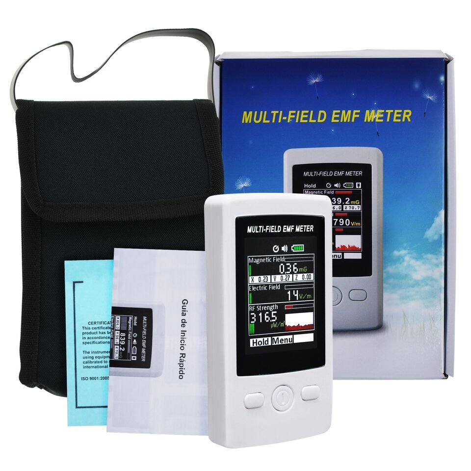 Professional Multi-Field EMF Detector Meter Electromagnetic Radiation 3-in-1