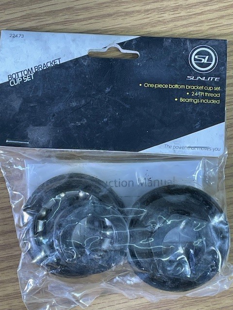 Sunlite Bottom Bracket Cup Set P/N 22473