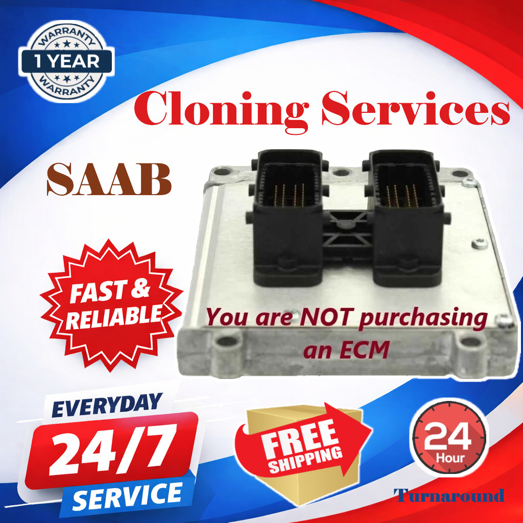 Engine Control Module ECU ECM CLONE SERVICE For 2003 - 2011 SAAB 9-3 2.0L