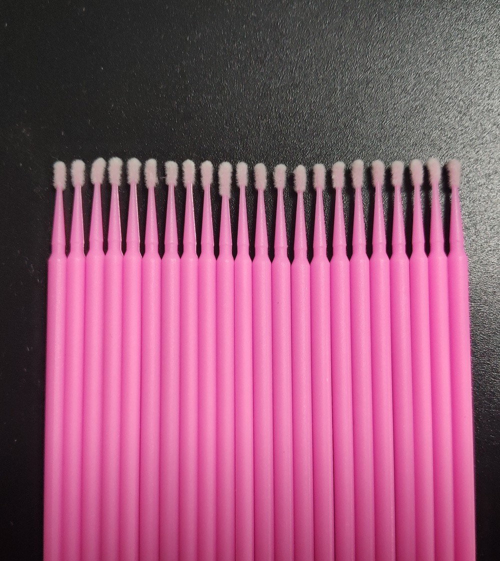 100Pcs Dental Microbrush Disposable Applicators Tips Micro Brush Cleaning