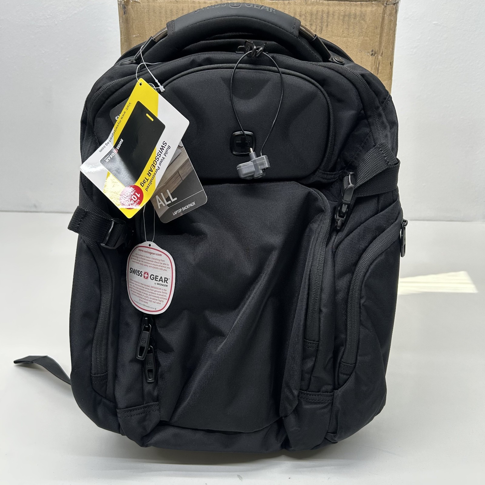 SwissGear Endure Lite Laptop Backpack With 17" Laptop Pocket, Black