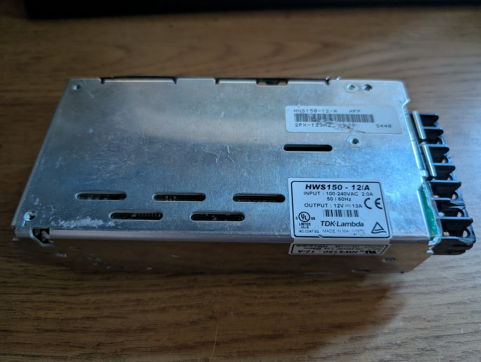 TDK-LAMBDA HWS150-12/A POWER SUPPLY, 12V