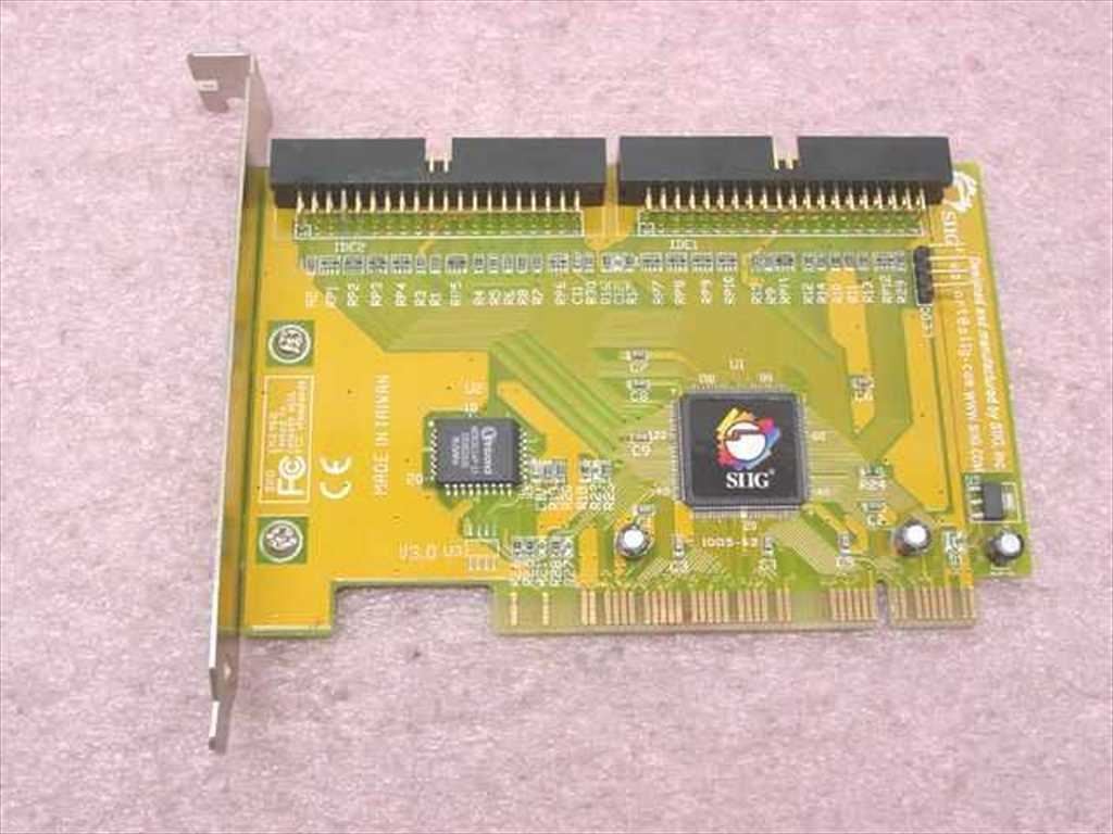 SIIG CN2468 Ultra ATA/66 PCI IDE Controller Card ATA-66 UDMA 66 IDE Host