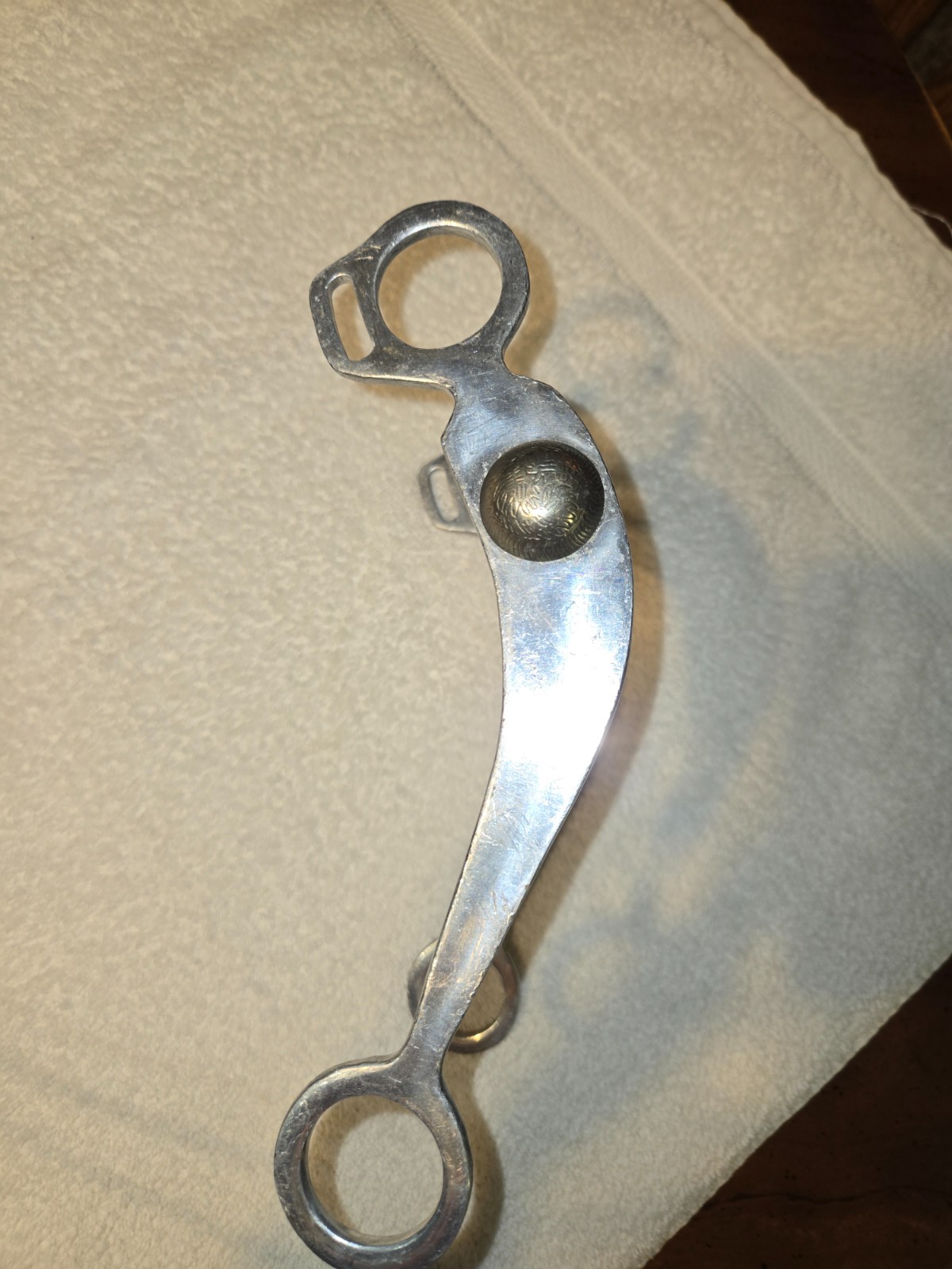 Aluminum Grazing Bit with Copper Mouthpiece 5"