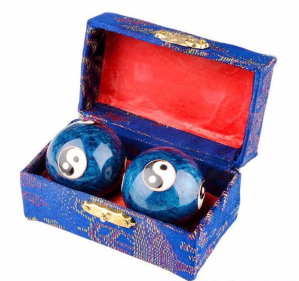 Chinese Health Exercise Stress Baoding Balls Relaxation 1.5 Inch, As Pictured